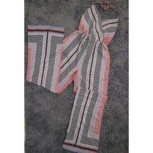 Wide leg jumpsuit